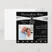 Jedes Jahr Party Foto Einladungen (Vorne/Hinten)