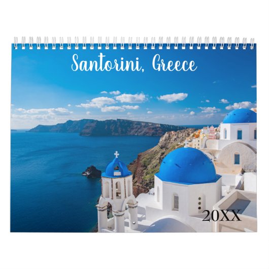 Jedes Jahr Santorini Griechenland Insel Meer indiv Kalender (Titelbild)