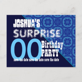 Jedes Jahr Überraschung Geburtstag Save the Date W Ankündigungspostkarte