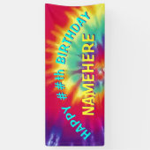 Jedes Jahr und Personalisiert, Gefärbte Krawatte G Banner (Vertikal)