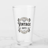 Jedes Jahr Vintag Glas (Vorderseite)