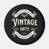 Jedes Jahr Vintag Magnet (Vorne)