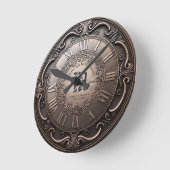 Jedes Jahr Vintage Bronze-Look Uhr (Winkel)