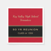 Jedes Jahr Wiedersehen-Party der benutzerdefiniert Serviette (Vorderseite)