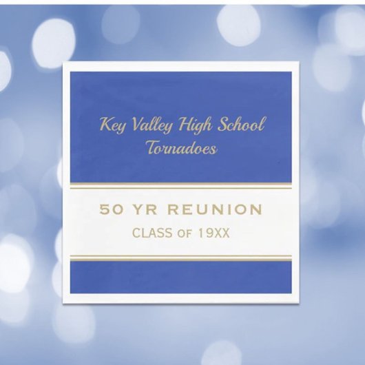 Jedes Jahr Wiedersehen-Party der benutzerdefiniert Serviette