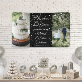 JEDES Jubiläum bejubelt 2 Foto Schwarz und Weiß Banner