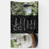 JEDES Jubiläum bejubelt 2 Foto Schwarz und Weiß Banner (Vertikal)