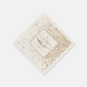 JEDES Jubiläum Monogram Napkin Serviette (Ecke)