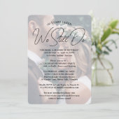 JEDES Jubiläum Party, das wir noch Foto Overlay au Einladung (Stehend Vorderseite)