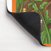 Jedes Kaninchen liebt Blumen Mousepad (Ecke)