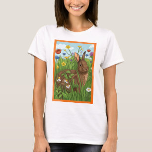 Jedes Kaninchen liebt Blumen T-Shirt
