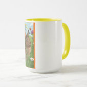 Jedes Kaninchen liebt Blumen Tasse (VorderseiteRechts)