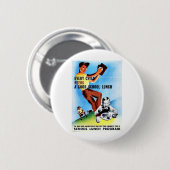 Jedes Kind benötigt eine gute Schulmahlzeit Button (Vorne & Hinten)