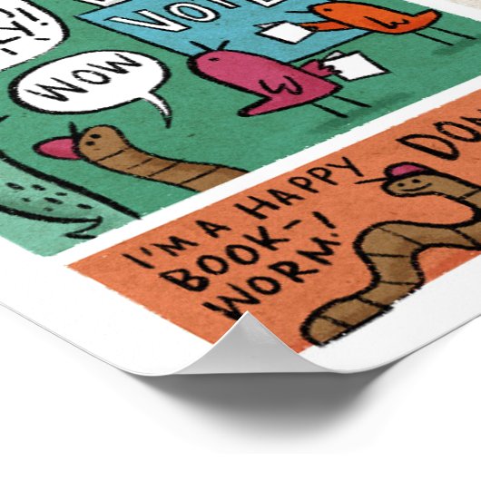 Jedes Kind ein Comic-Poster Poster (Ecke)