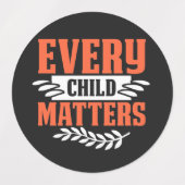 Jedes Kind ist indigen Etiketten (Design 1)