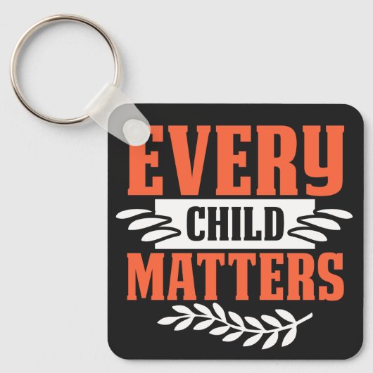 Jedes Kind ist indigen Schlüsselanhänger (Vorderseite)