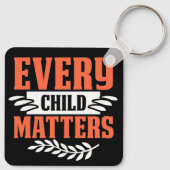 Jedes Kind ist indigen Schlüsselanhänger (Rückseite)