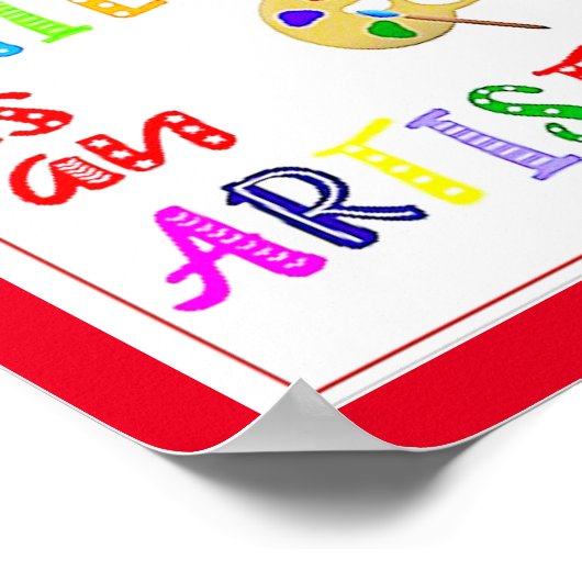 Jedes Kind ist Künstler, Poster (Ecke)