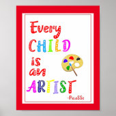 Jedes Kind ist Künstler, Poster (Vorne)