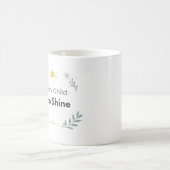 Jedes Kind kann strahlen Lehrer Blumen Kaffeetasse (Mittel)