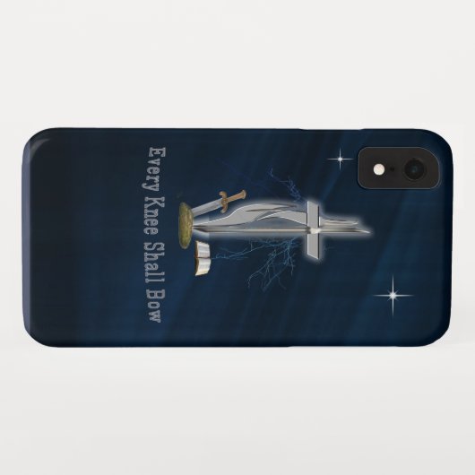 Jedes Knie beugt sich Case-Mate iPhone Hülle (Rückseite (Horizontal))