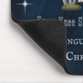 Jedes Knie beugt sich Mousepad (Ecke)