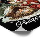 Jedes Knie Shuhen Christlichen Weihnachten Poster (Ecke)