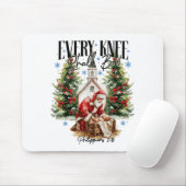 Jedes Knie soll sich beugen Weihnachtskrippe Relig Mousepad (Mit Mouse)
