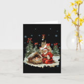 Jedes Knie wird sich beugen Lustige Weihnachtskrip Karte (Gelbe Blume)