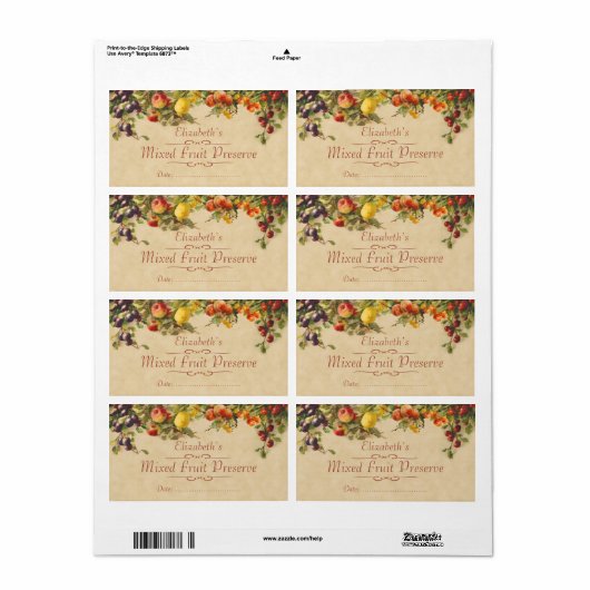 Jedes Konservenetikett (Vorne)