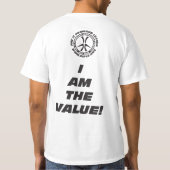 Jedes Leben ist nicht Geld von Bedeutung T-Shirt (Rückseite)