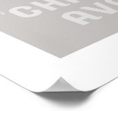 Jedes Leben sollte neun Katzen haben Poster (Ecke)