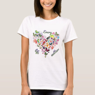 jedes Leben zählt Kreuz T-Shirt