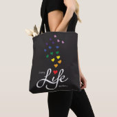 Jedes Leben zählt - Regenbogenfarben - Mauspad Tasche (Von Nahem)