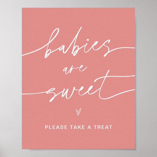 JEDES LEIGE Babys sind ein Baby-Duschzeichen Poster (Vorne)