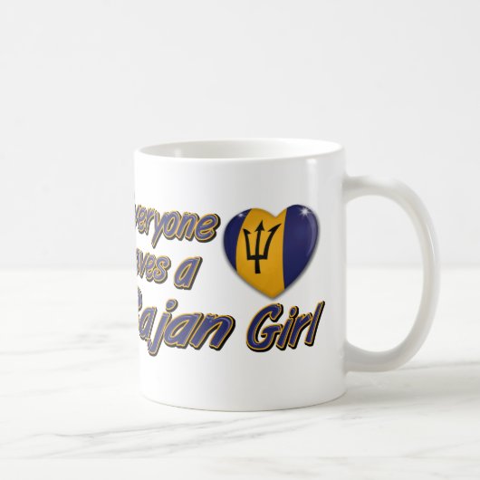 Jedes Lieben ein Bajan Mädchen Kaffeetasse (Rechts)