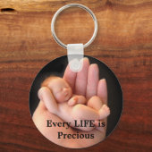Jedes LIFE ist Wertvoll - Schlüsselanhänger (Vorderseite)