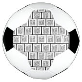 Jedes Logo oder Bildwiederholungsmuster Fußball (Gedreht)