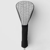 Jedes Logo oder Bildwiederholungsmuster Golf Headcover (Vorderseite)