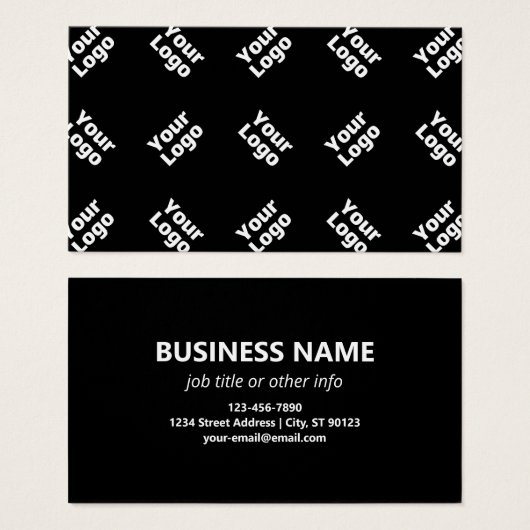 Jedes Logo oder hochgeladenes Bild | Muster (Vorne & Hinten)