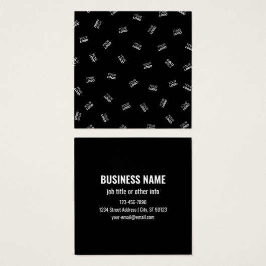 Jedes Logo oder hochgeladenes Bild | Muster (Vorne & Hinten)