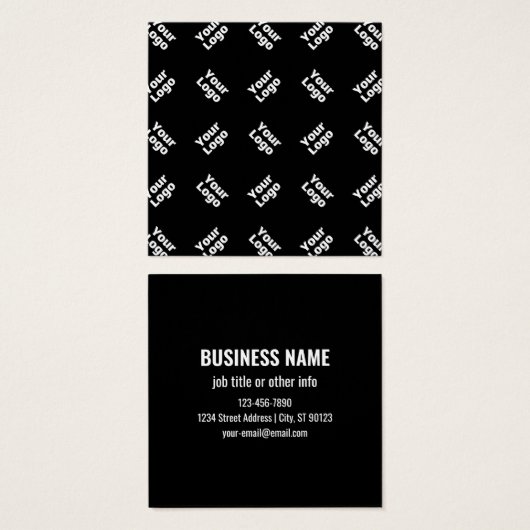 Jedes Logo oder hochgeladenes Bild | Muster (Vorne & Hinten)