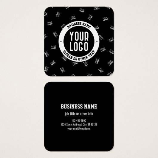 Jedes Logo oder hochgeladenes Bild | Muster (Vorne & Hinten)