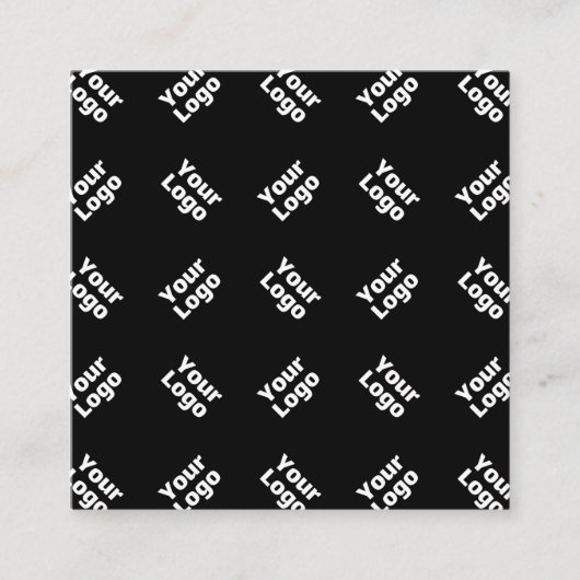 Jedes Logo oder hochgeladenes Bild | Muster Begleitkarte (Vorderseite)