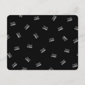 Jedes Logo oder hochgeladenes Bild | Muster Begleitkarte (Vorderseite)