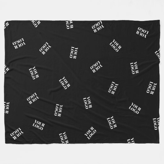 Jedes Logo oder hochgeladenes Bild | Muster Fleecedecke (Vorderseite (Horizontal))