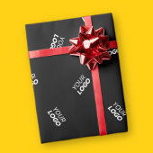 Jedes Logo oder hochgeladenes Bild | Muster Geschenkpapier