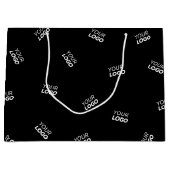 Jedes Logo oder hochgeladenes Bild | Muster Große Geschenktüte (Vorderseite)