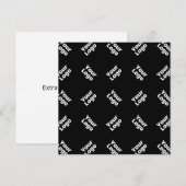 Jedes Logo oder hochgeladenes Bild | Muster Mitteilungskarte (Vorne/Hinten)