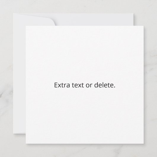 Jedes Logo oder hochgeladenes Bild | Muster Mitteilungskarte (Rückseite)